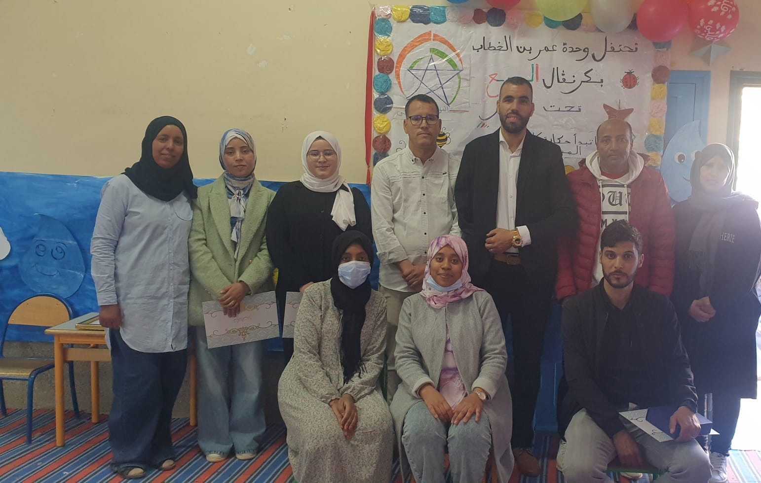 وحدات التعليم الأولي بمدرسة عمر بن الخطاب يحتفلن بمهرجان الربيع والأولمبياد